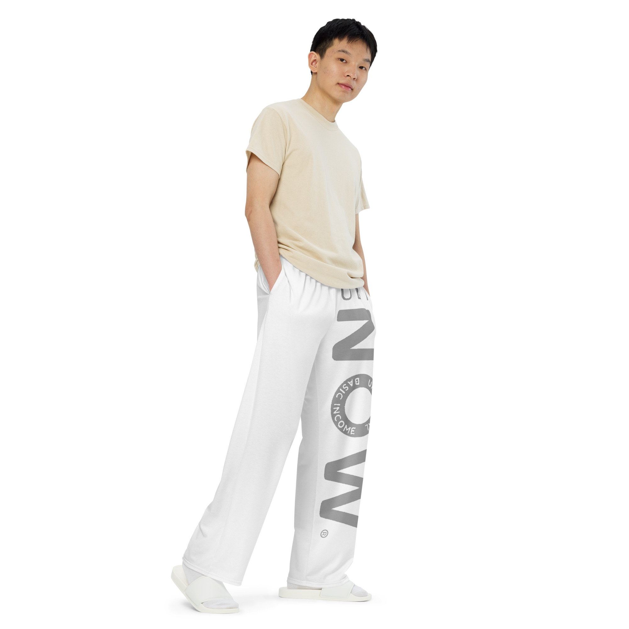 UBI NOW® - All-over print unisex wide-leg pants - Image 2