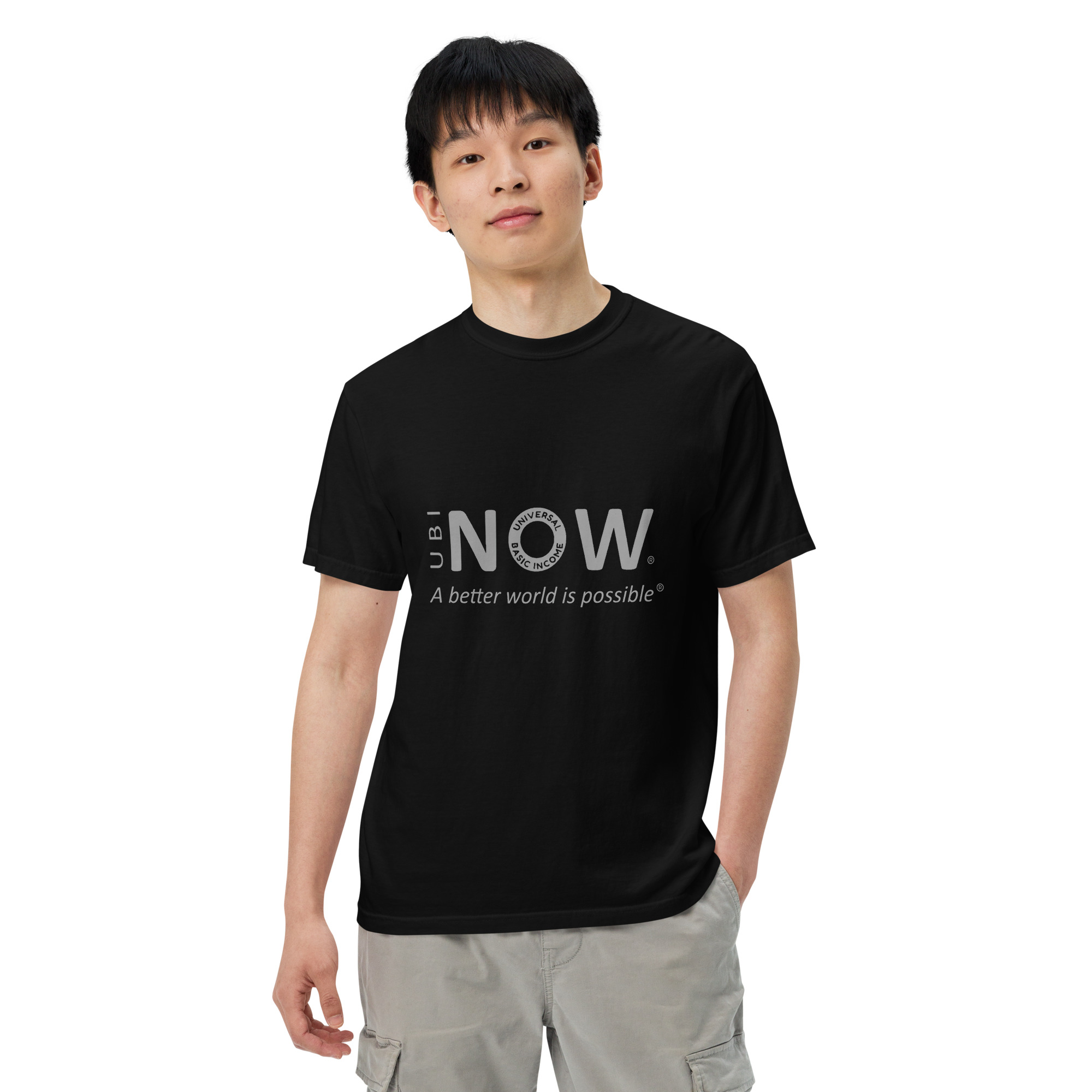 Unisex garment-dyed heavyweight t-shirt - Image 3