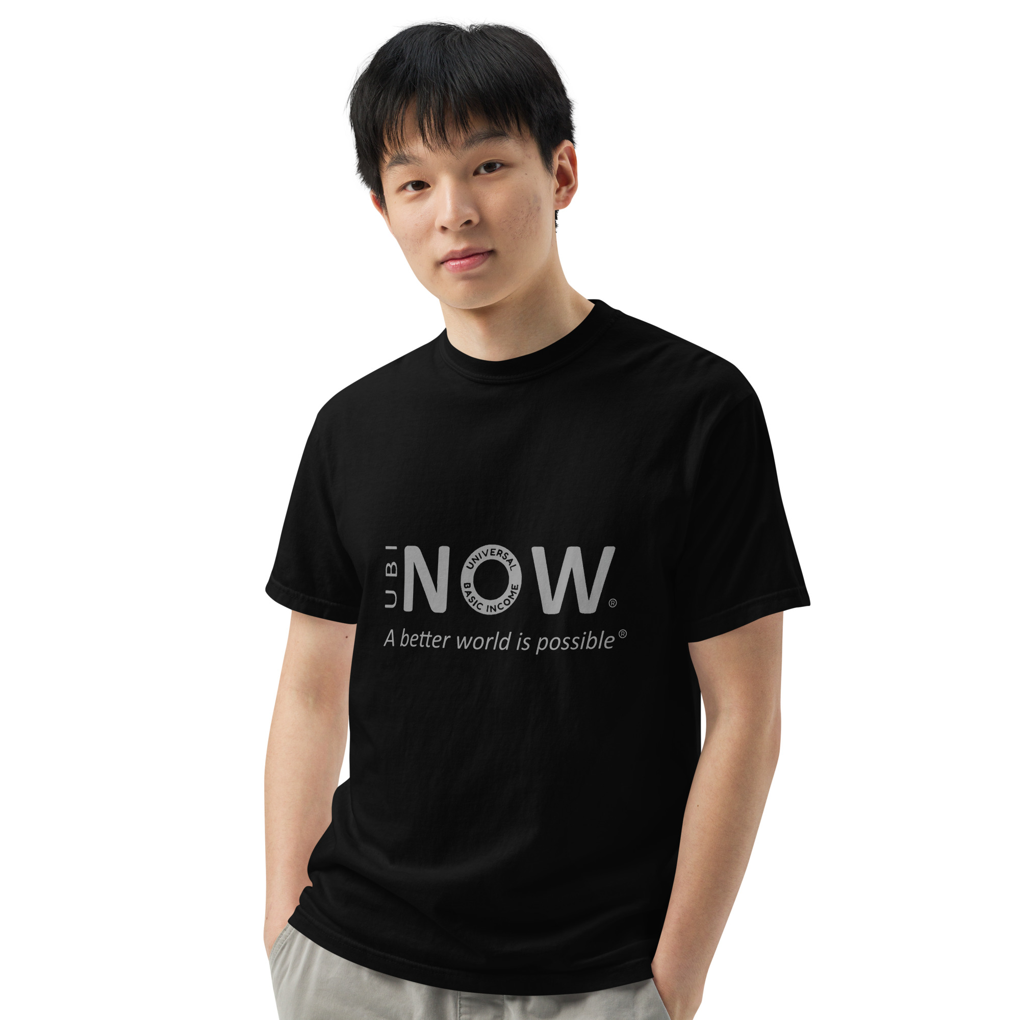Unisex garment-dyed heavyweight t-shirt - Image 4