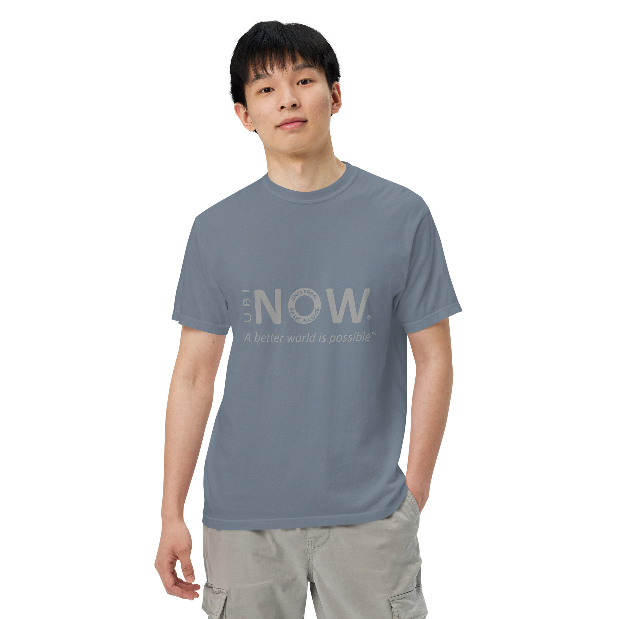 Unisex garment-dyed heavyweight t-shirt - Image 26