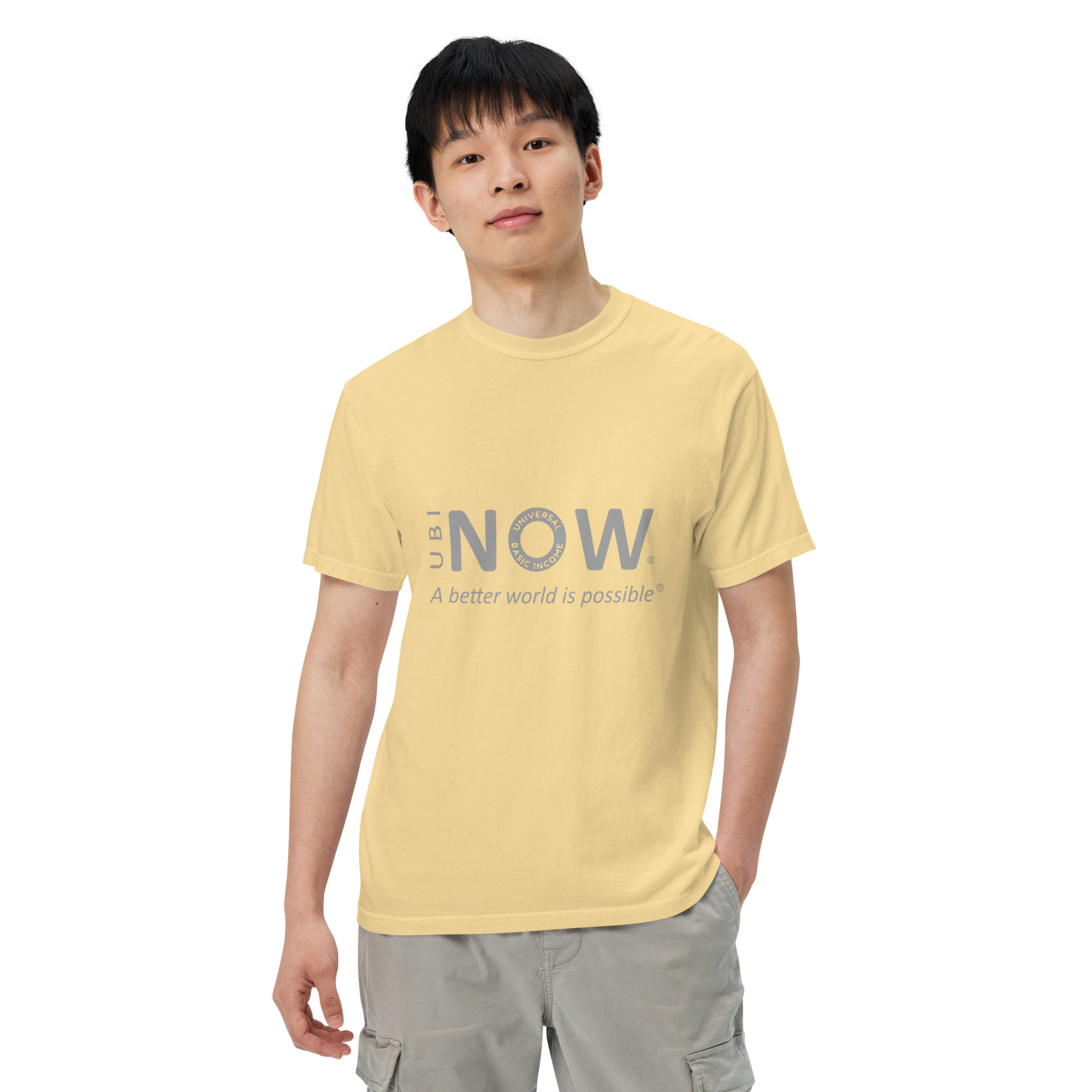 Unisex garment-dyed heavyweight t-shirt - Image 35