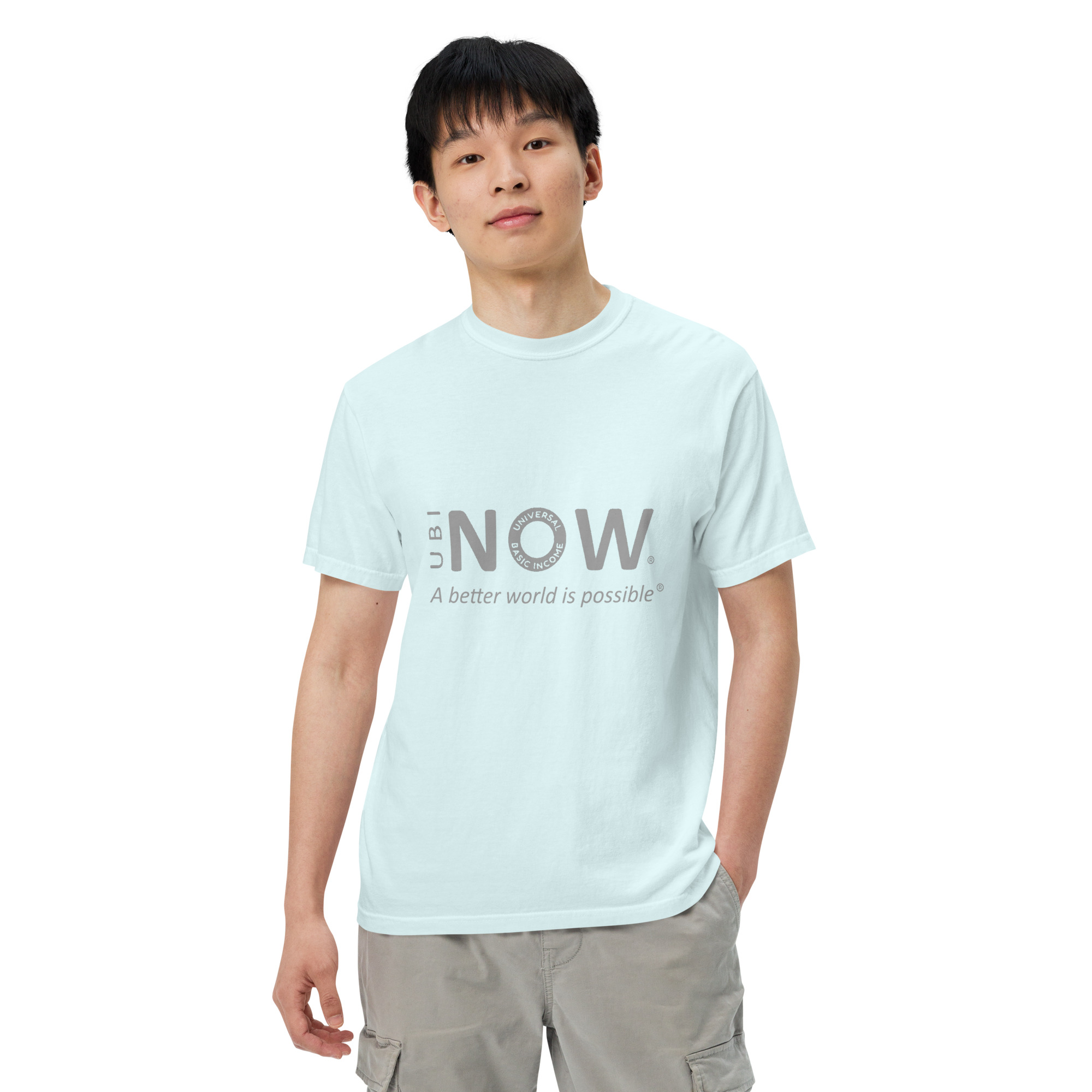Unisex garment-dyed heavyweight t-shirt - Image 38