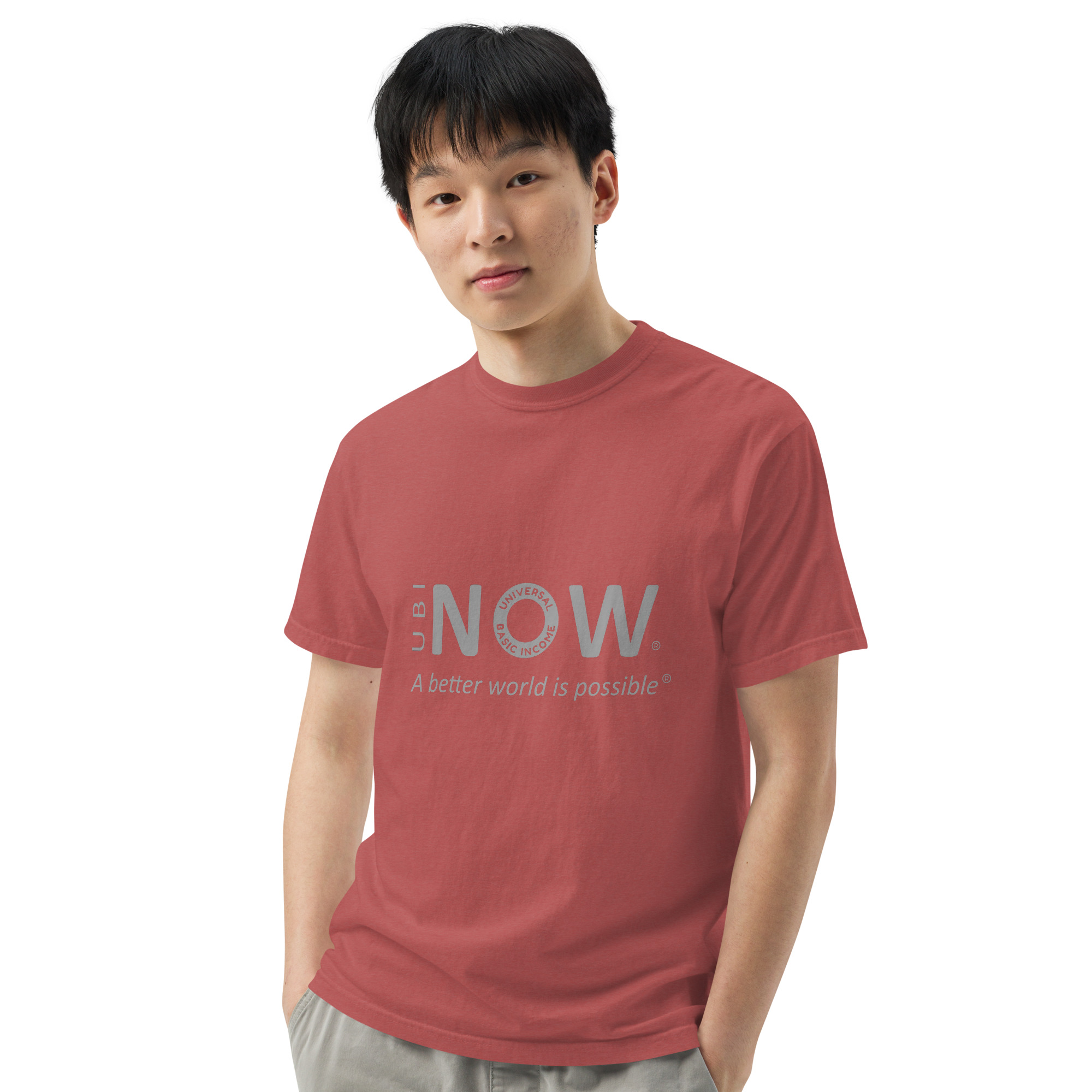 Unisex garment-dyed heavyweight t-shirt - Image 18
