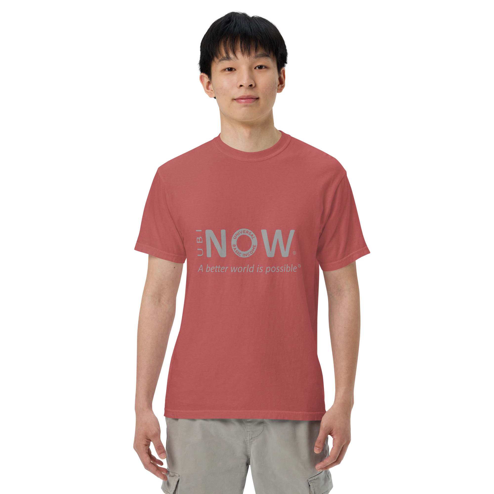Unisex garment-dyed heavyweight t-shirt - Image 16