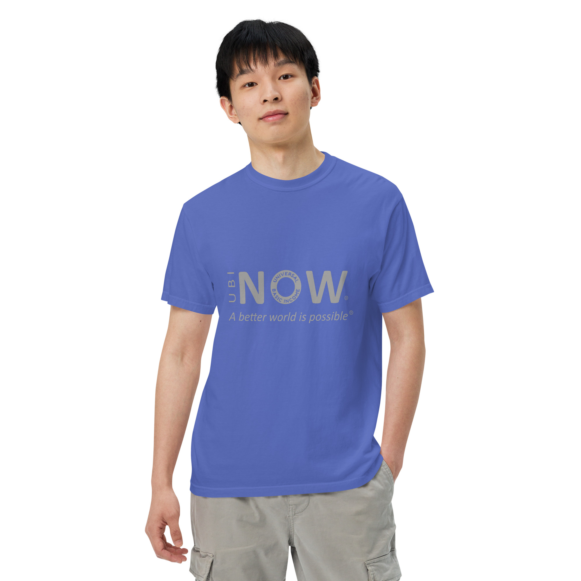 Unisex garment-dyed heavyweight t-shirt - Image 20