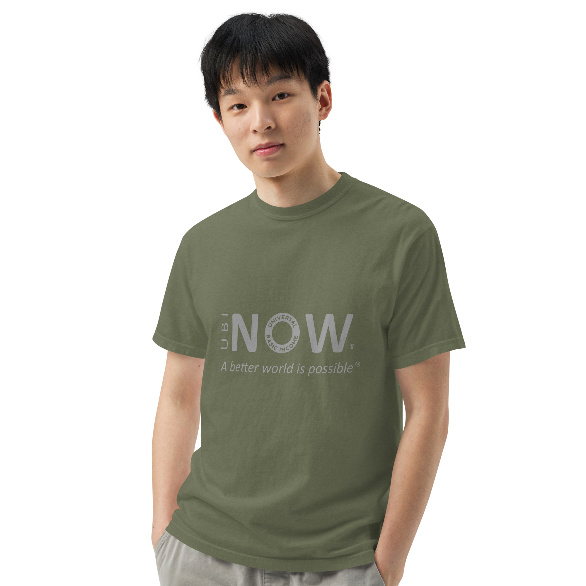 Unisex garment-dyed heavyweight t-shirt - Image 24