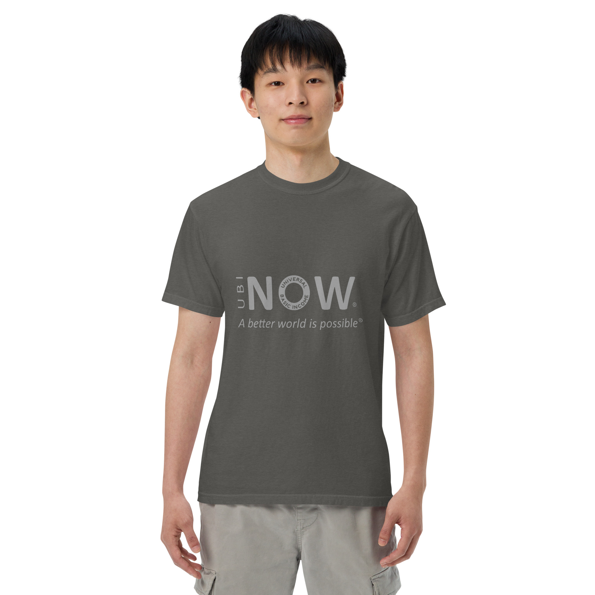 Unisex garment-dyed heavyweight t-shirt - Image 10