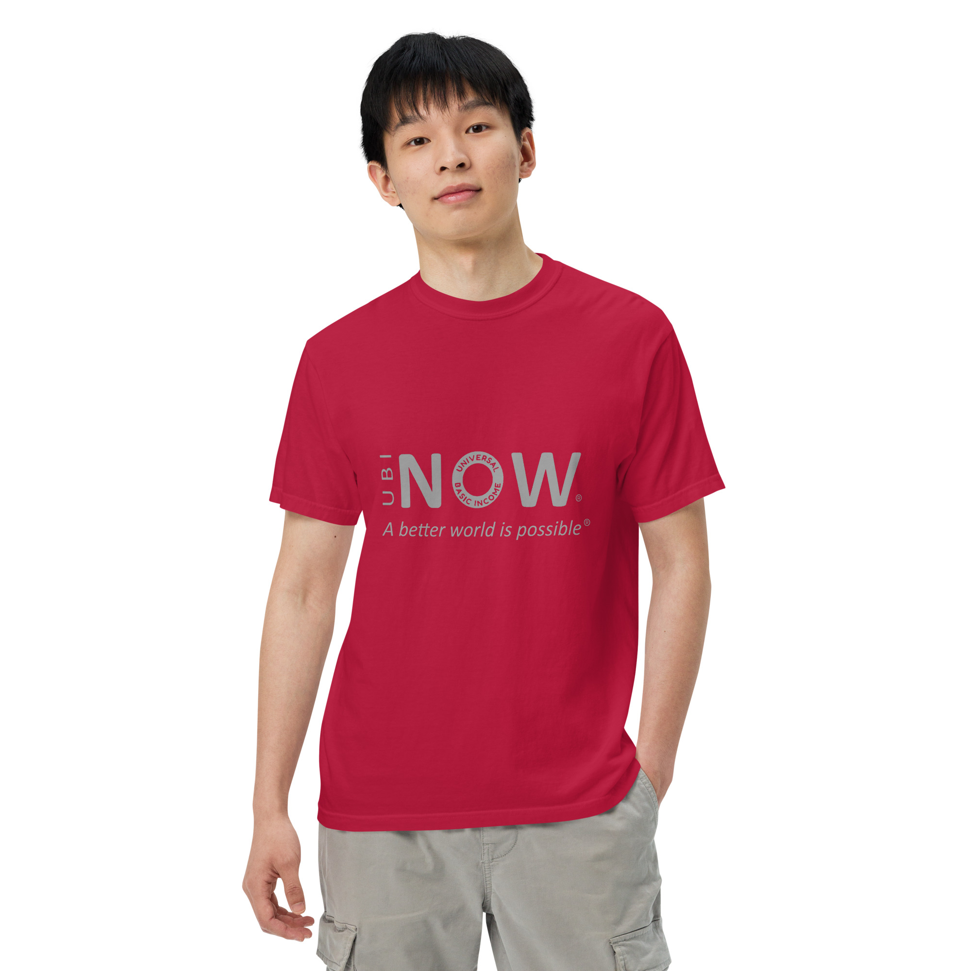 Unisex garment-dyed heavyweight t-shirt - Image 6