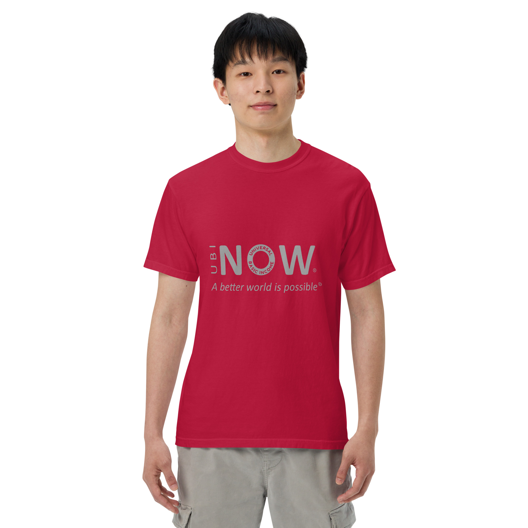 Unisex garment-dyed heavyweight t-shirt - Image 5