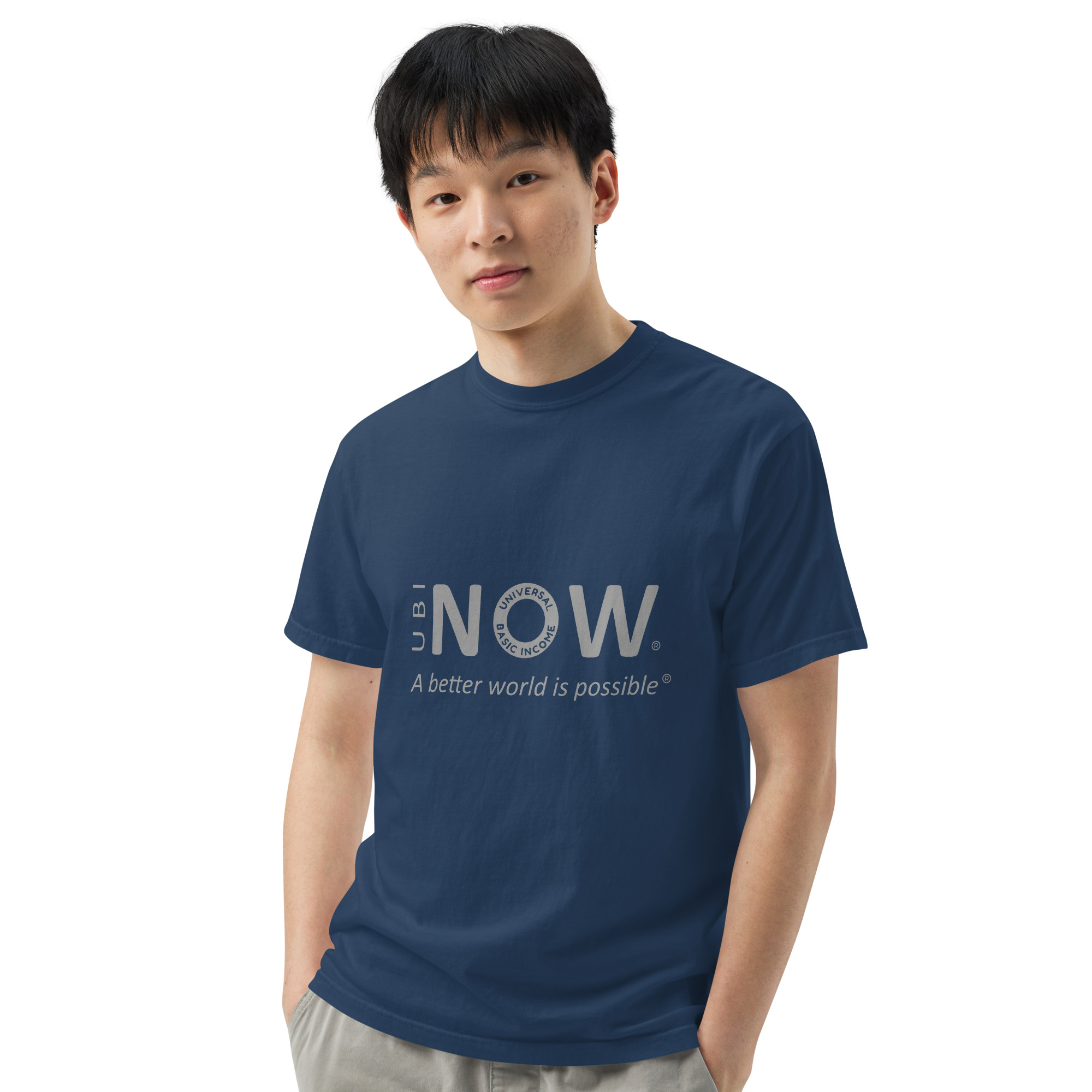 Unisex garment-dyed heavyweight t-shirt - Image 9