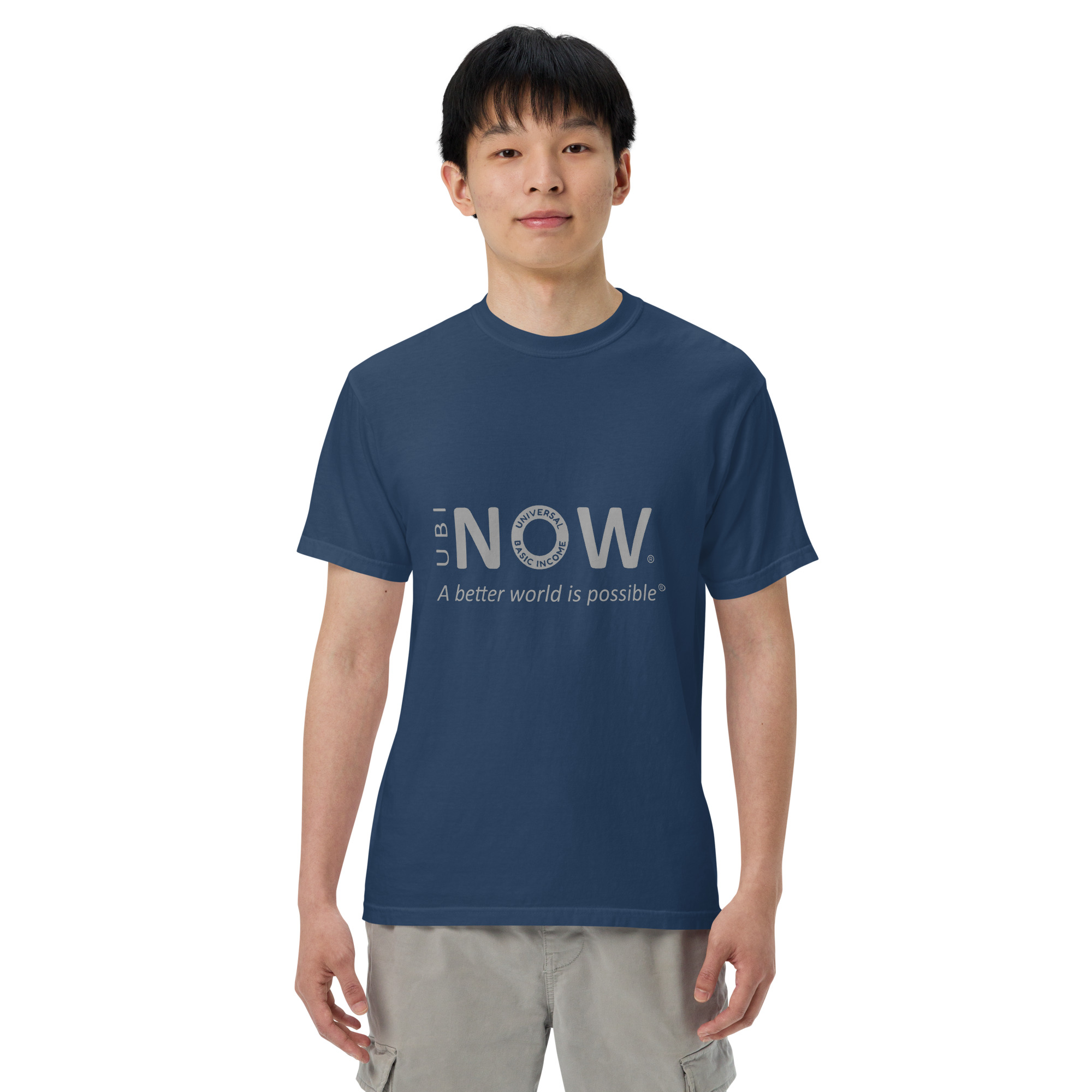 Unisex garment-dyed heavyweight t-shirt - Image 7