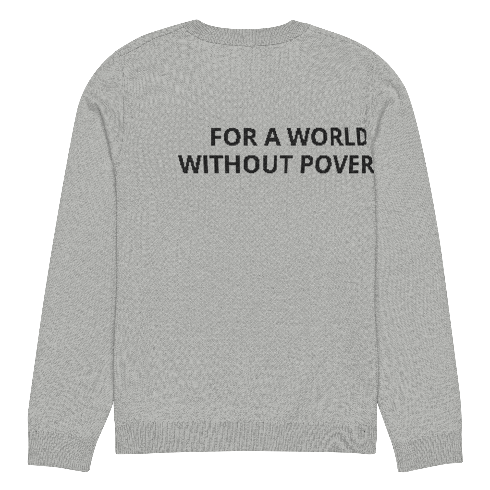 Maglione a girocollo lavorato a maglia - immagine 4