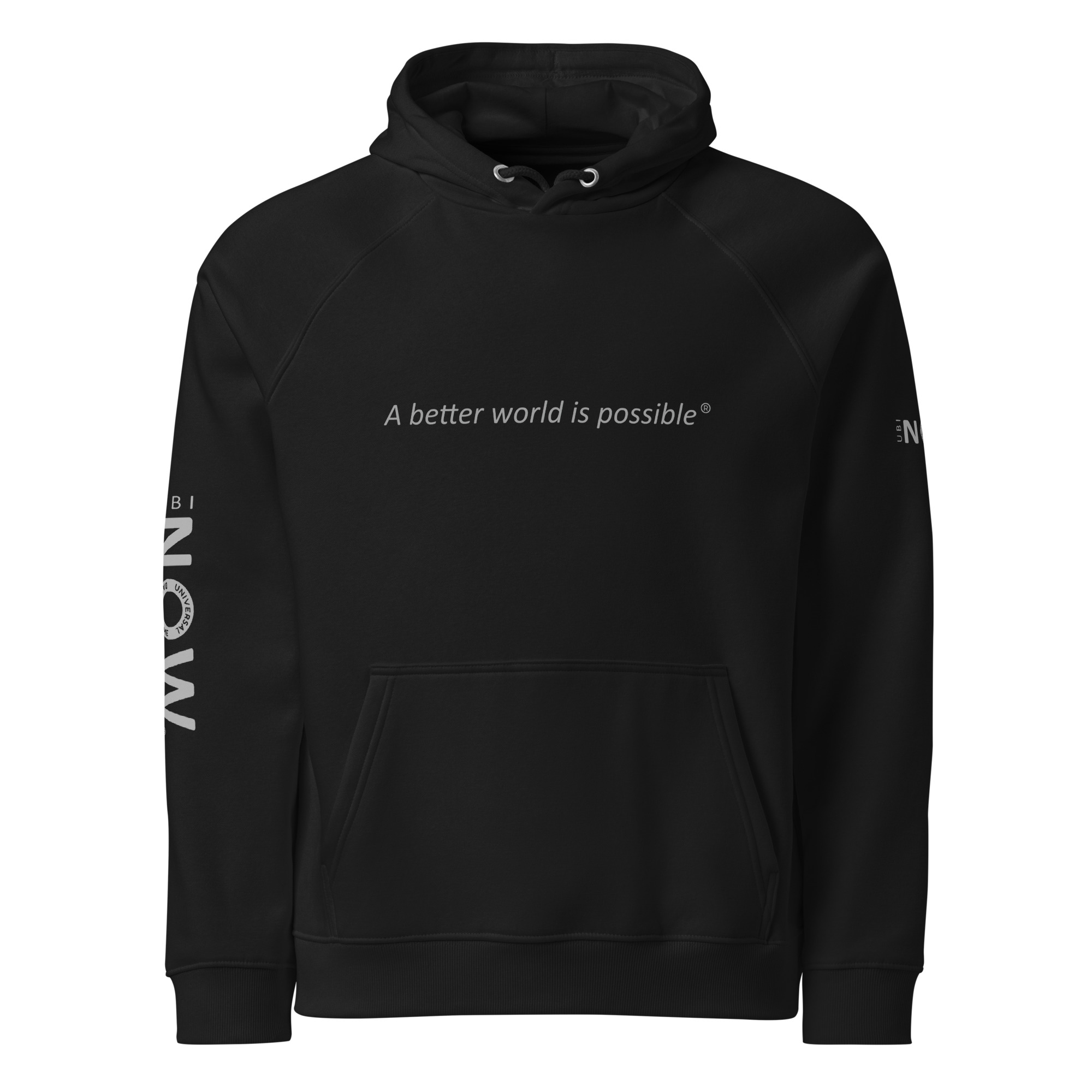 Unisex eco raglan hoodie - Image 2