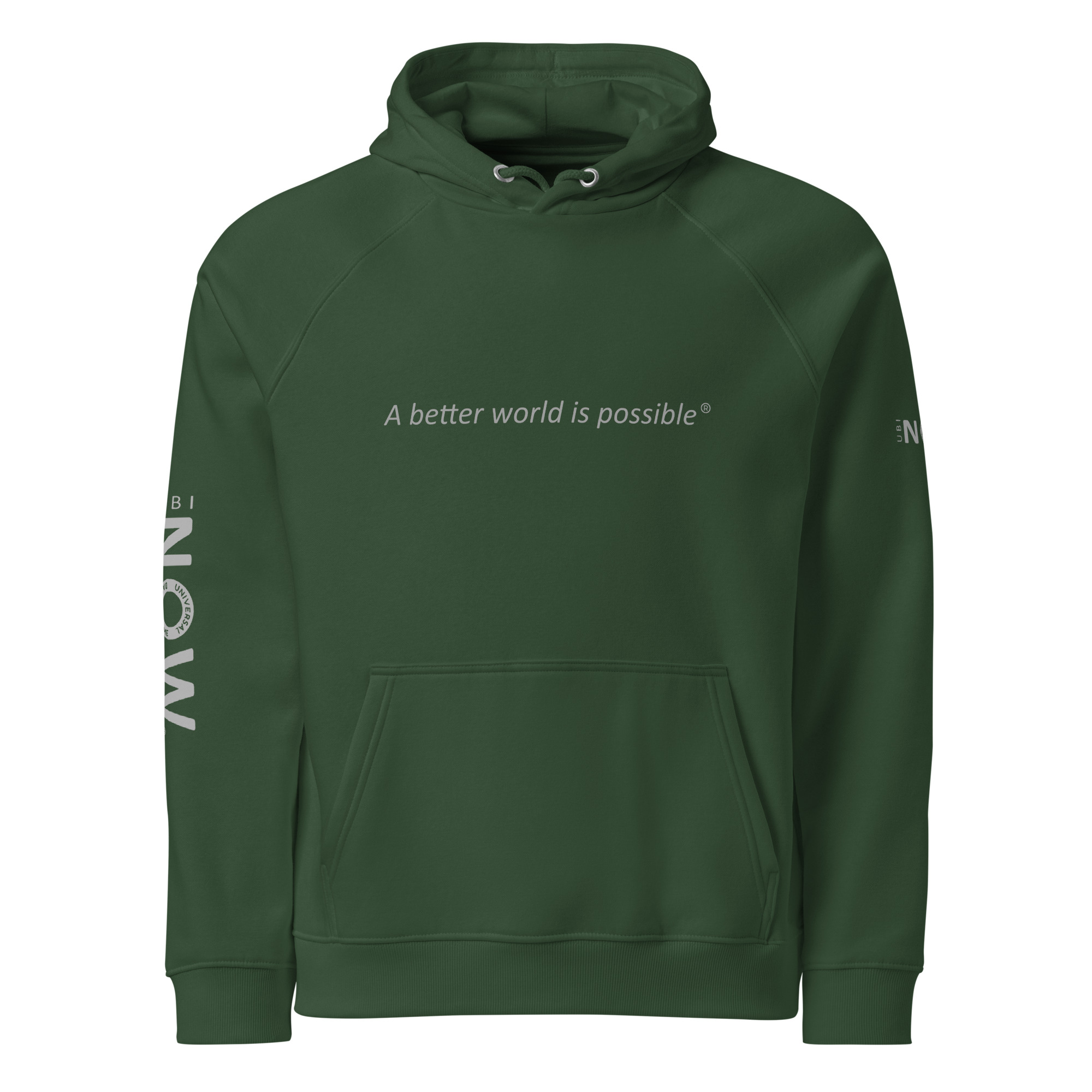 Unisex eco raglan hoodie - Image 14