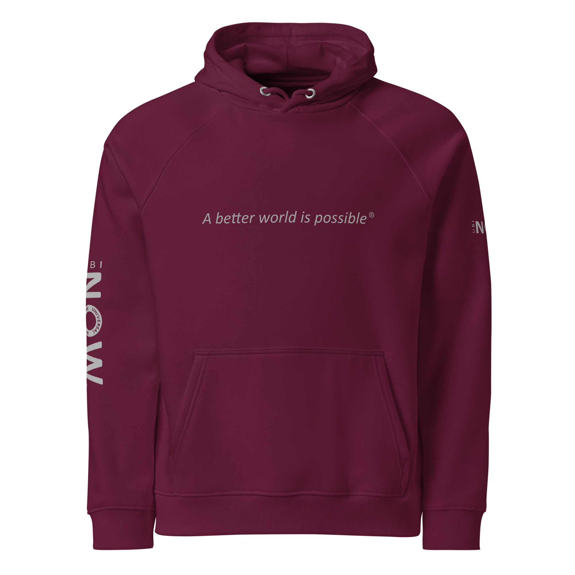 Unisex eco raglan hoodie - Image 6