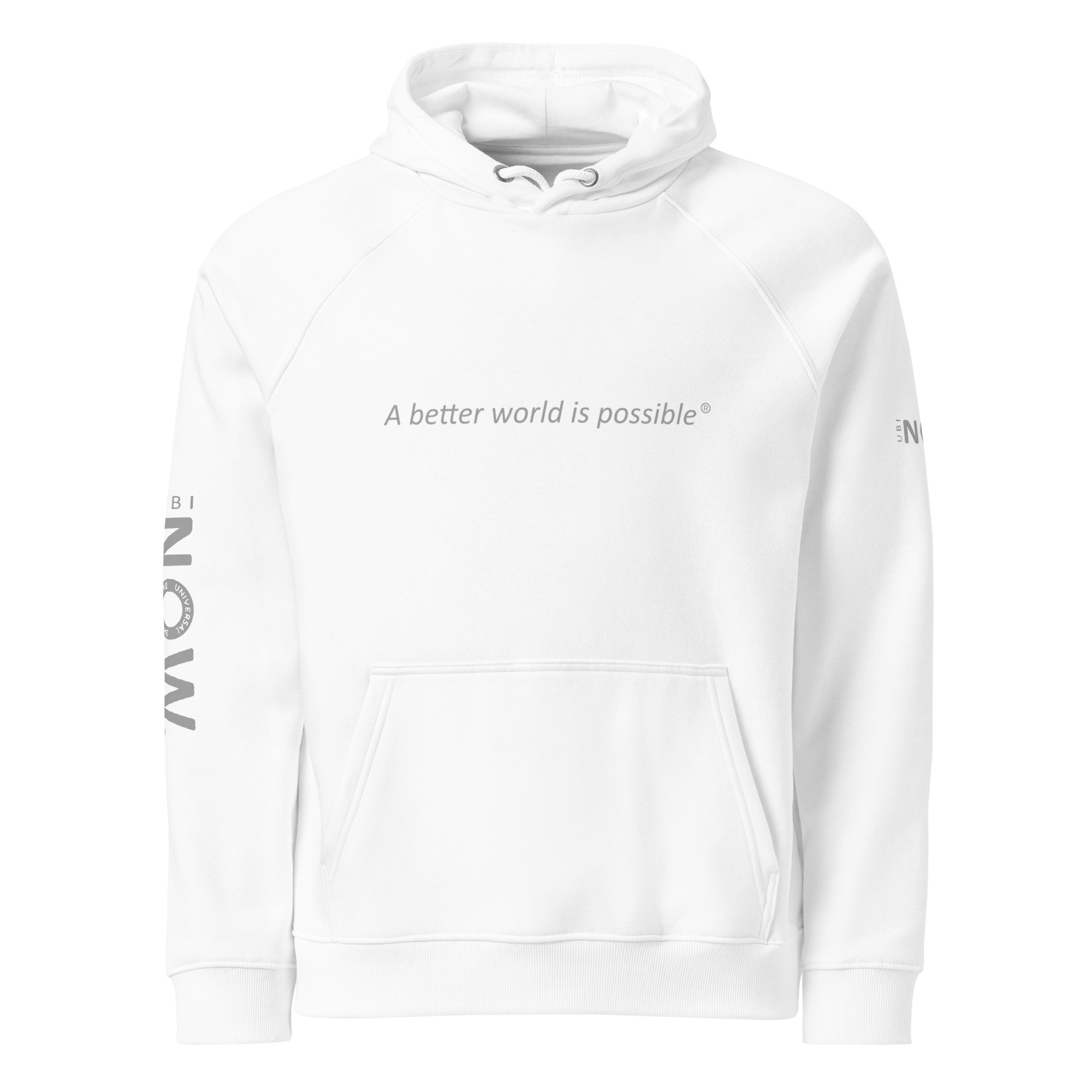 Unisex eco raglan hoodie