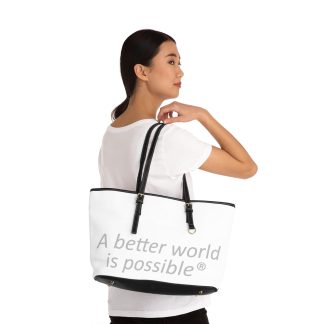 Borsa a spalla elegante UBI NOW in pelle PU nera