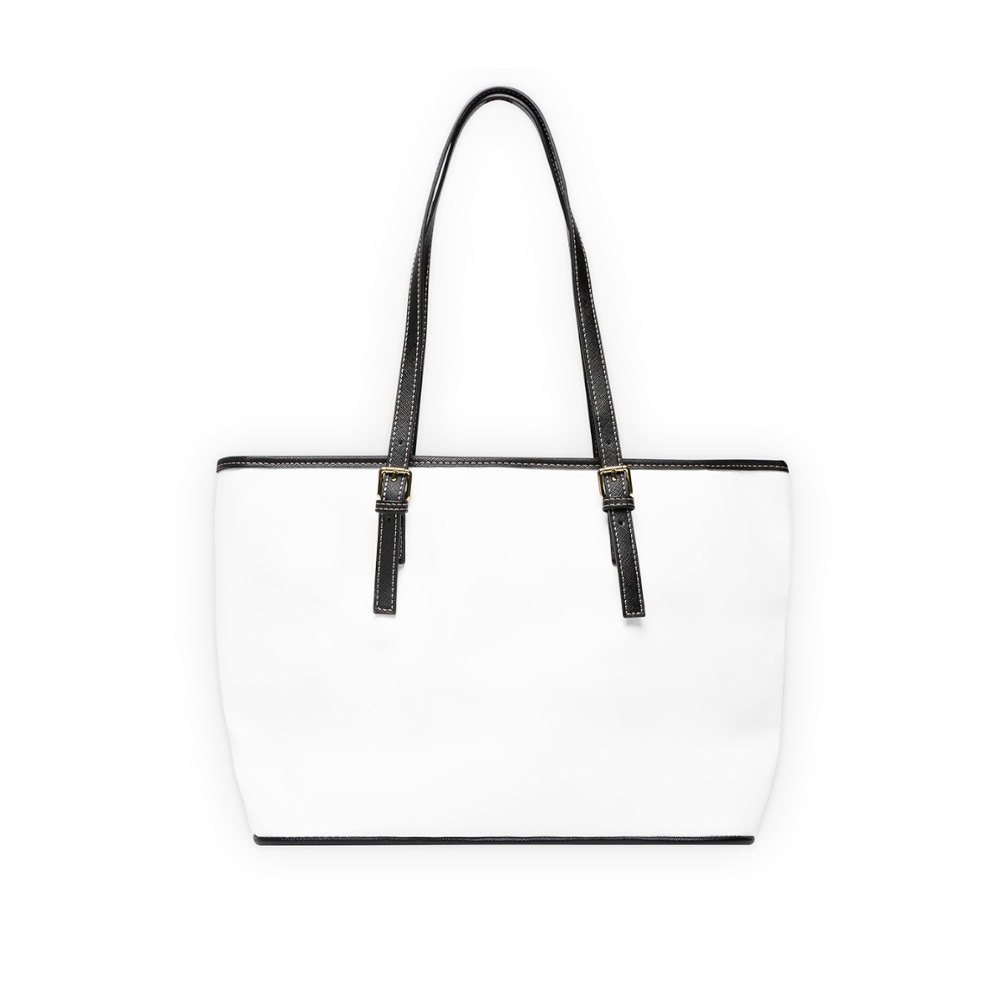 PU Leather Shoulder Bag — “A Better World Is Possible” Printed Tote - Image 6