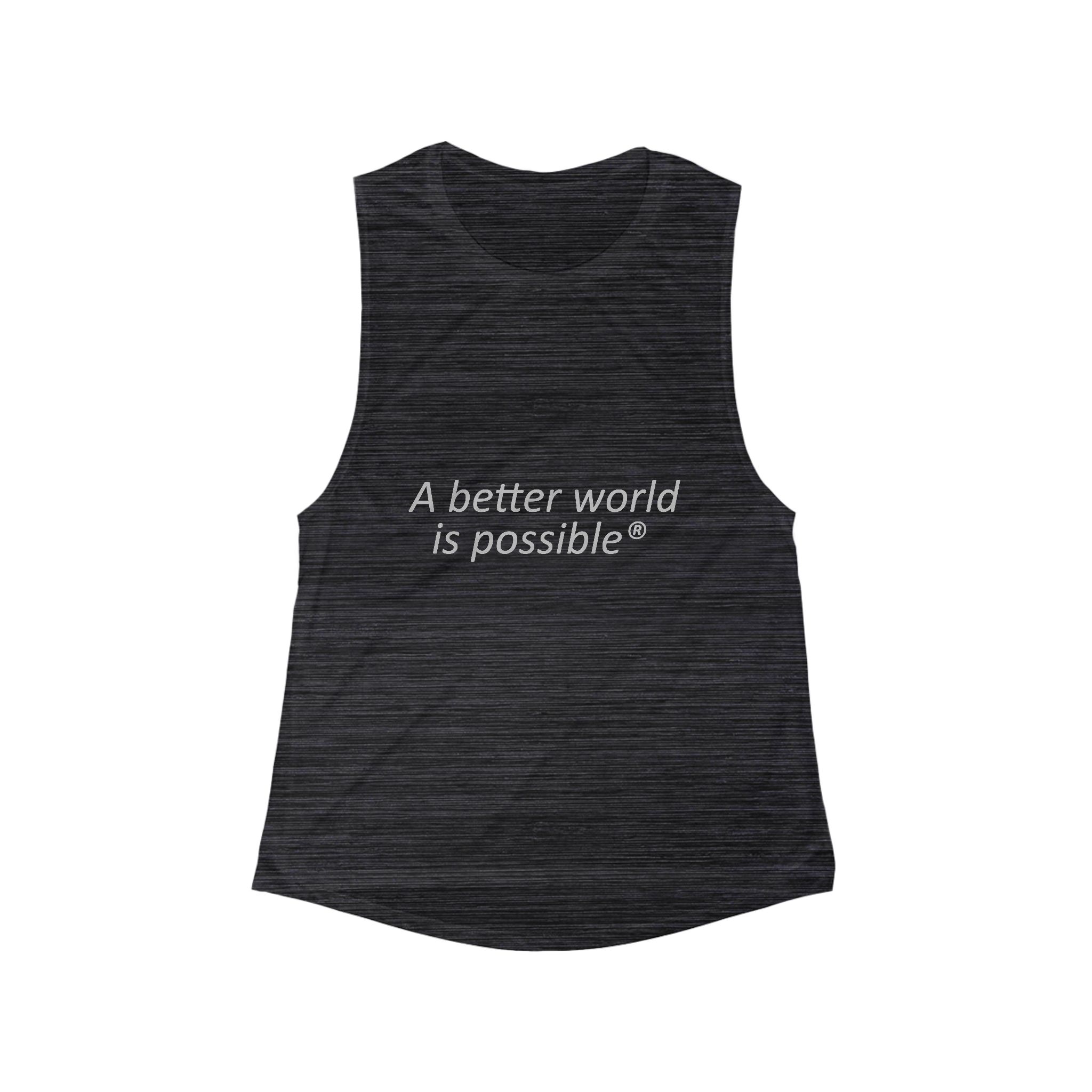 A Better World Is Possible — Women's Scoop Muscle Tank - Image 5