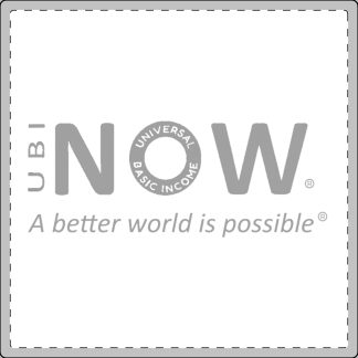 NOW Universal Basic Income Coaster Set (4) — "A better world is possible" Cork-Back Coasters