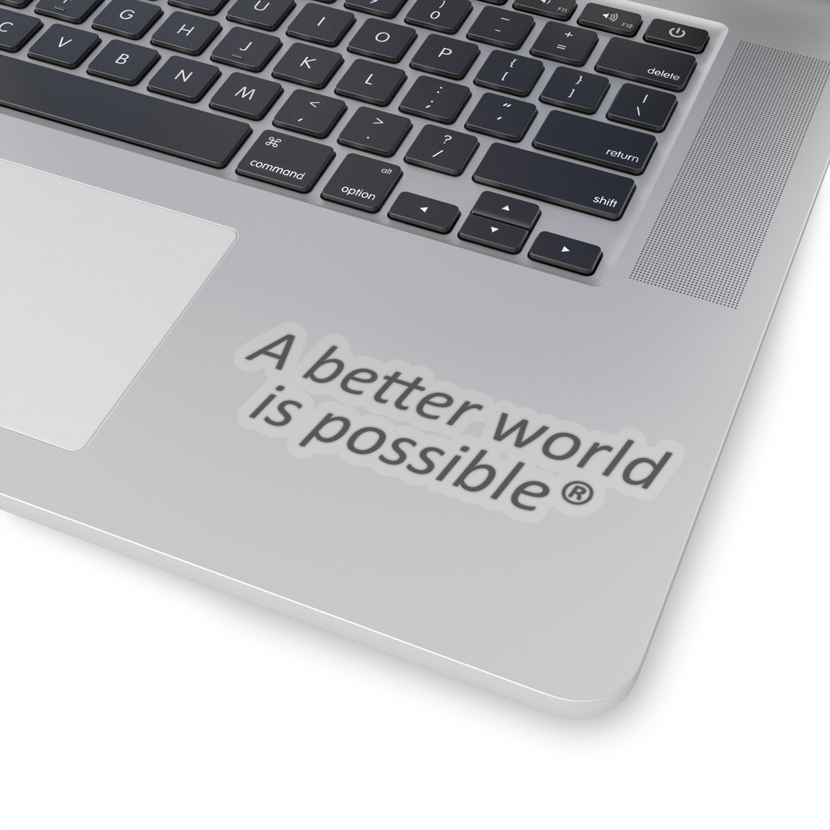 Aufkleber - "Eine bessere Welt ist möglich®" Inspirierender Kiss-Cut-Aufkleber – Bild 14