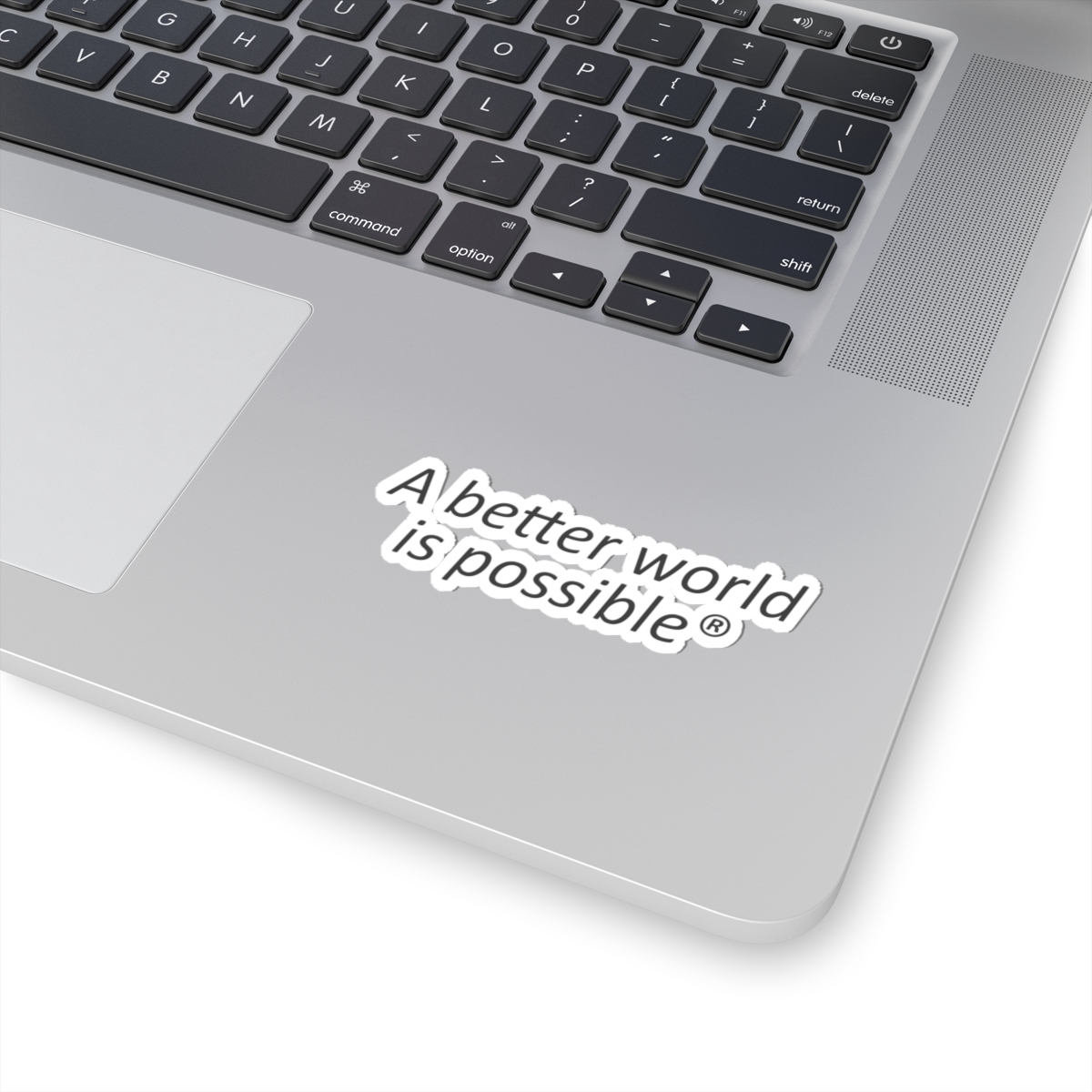 Aufkleber - "Eine bessere Welt ist möglich®" Inspirierender Kiss-Cut-Aufkleber – Bild 11