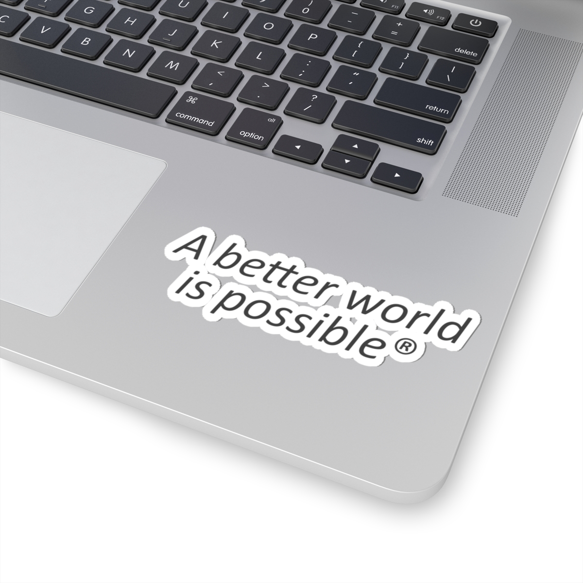 Aufkleber - "Eine bessere Welt ist möglich®" Inspirierender Kiss-Cut-Aufkleber – Bild 17
