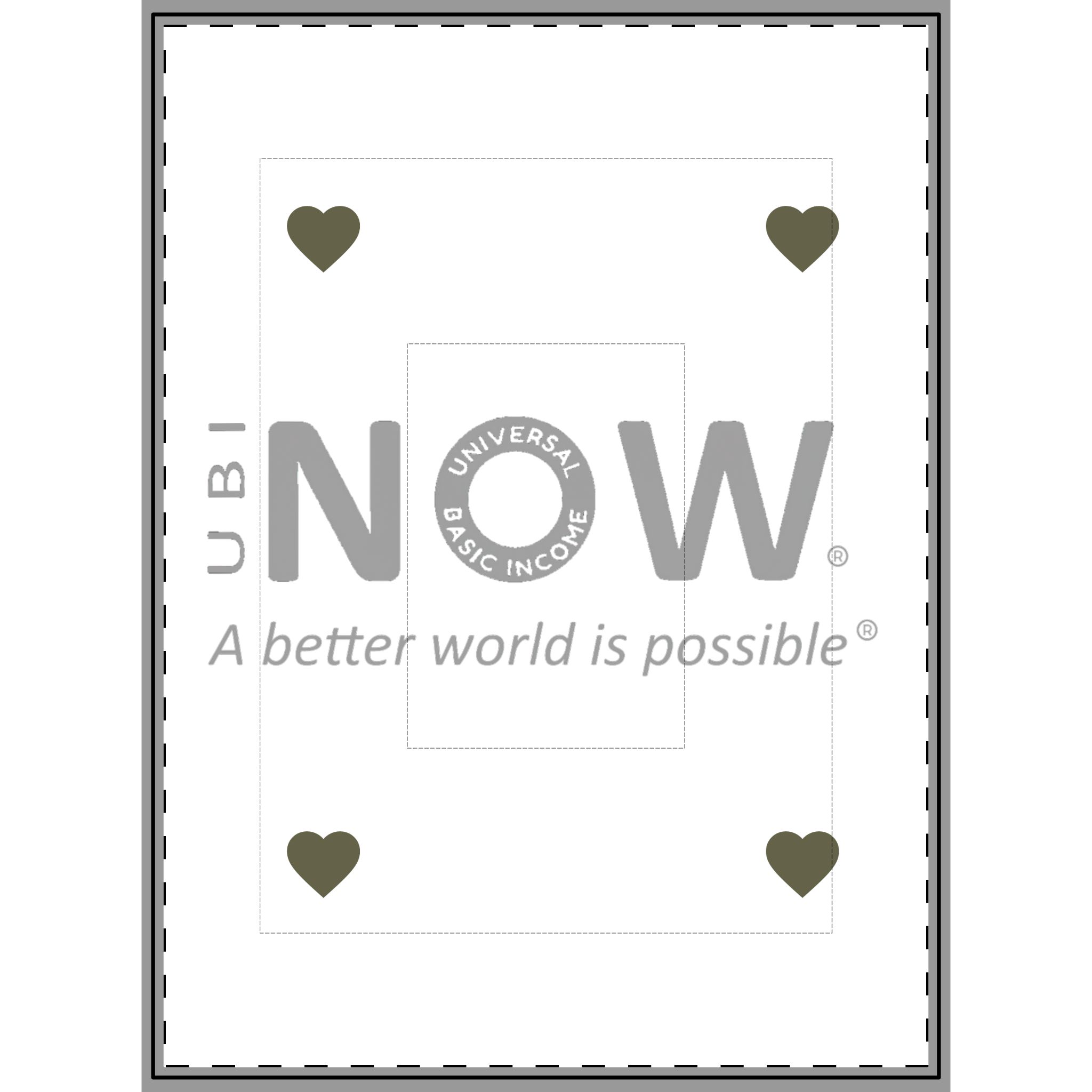 Piumino - NOW Universal Basic Income Design: "Piumino in cotone "Un mondo migliore è possibile - immagine 4
