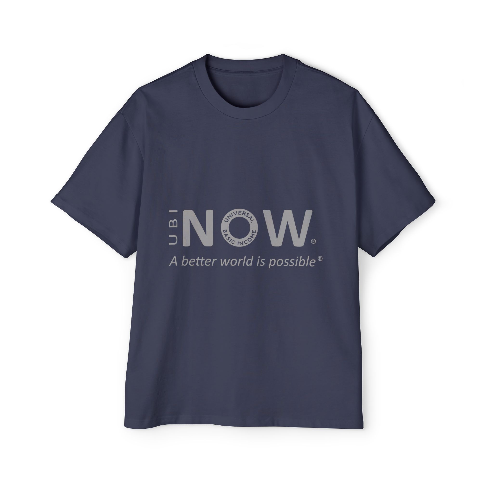 Maglietta NOW® — “Un mondo migliore è possibile” — Maglietta da uomo oversize - immagine 49
