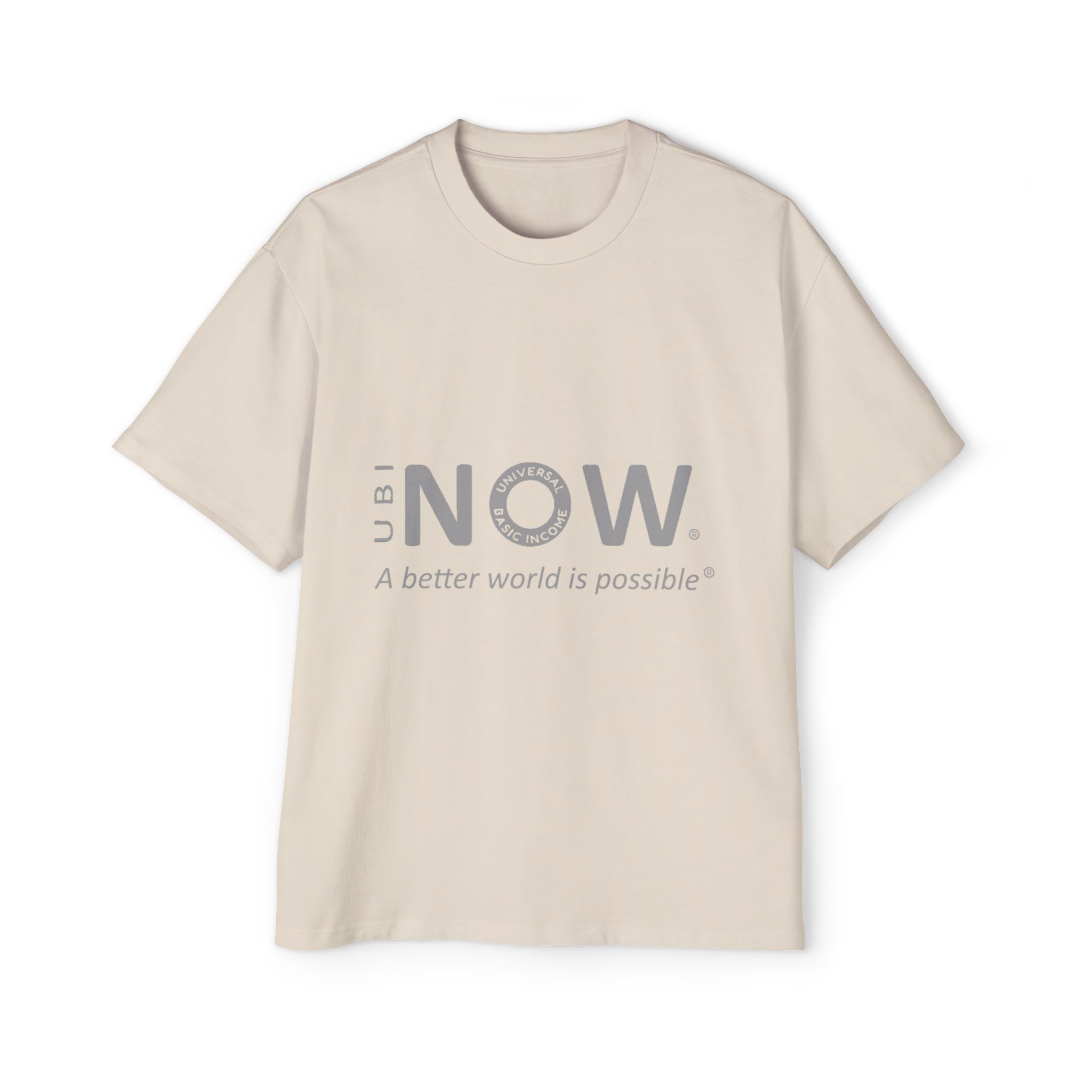 Maglietta NOW® — “Un mondo migliore è possibile” — Maglietta da uomo oversize - immagine 17