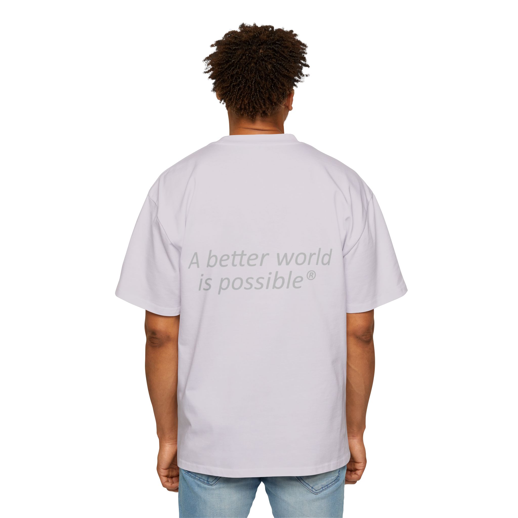 T-shirt Oversize UBI NOW nera con scritte bianche