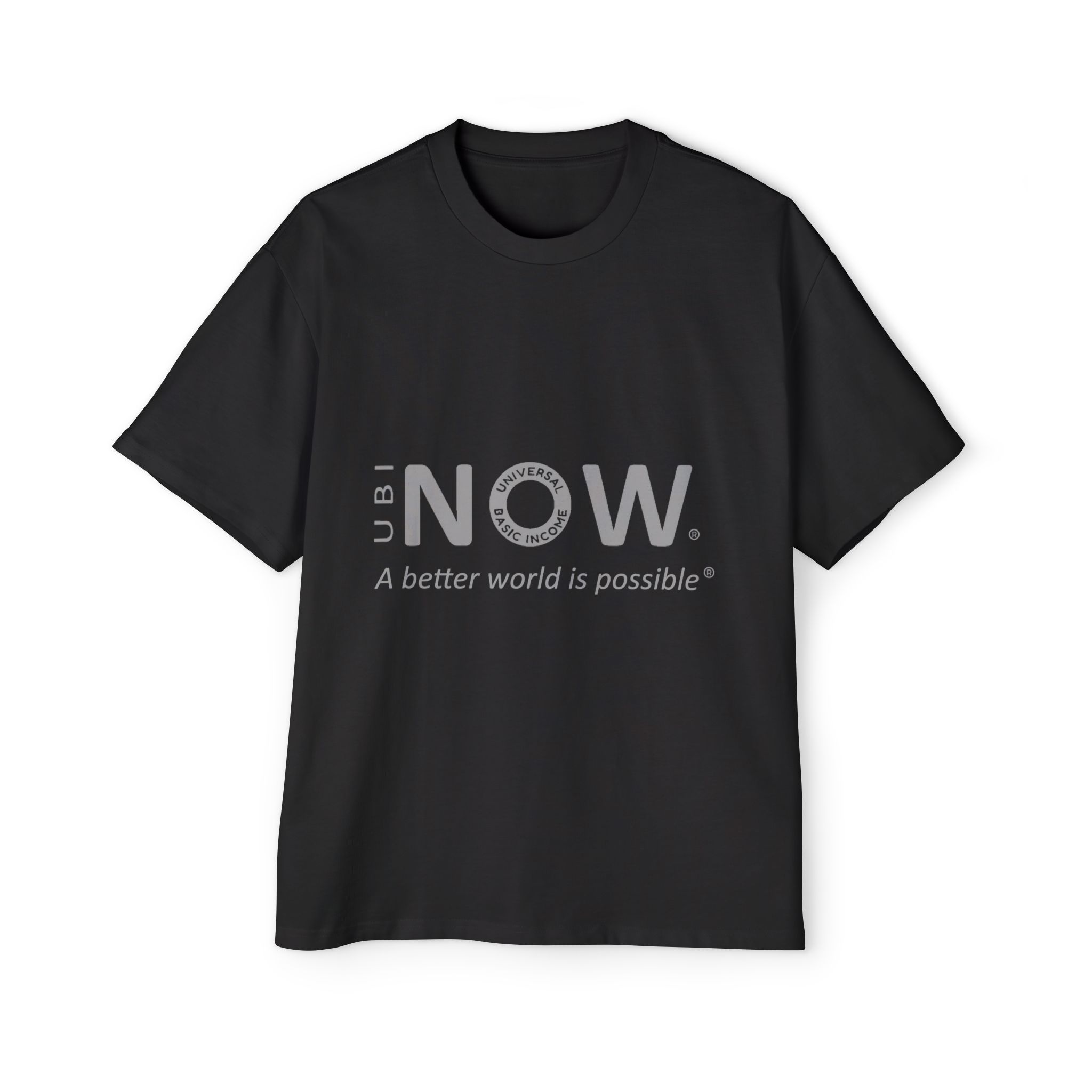Maglietta NOW® — “Un mondo migliore è possibile” — Maglietta da uomo oversize - immagine 13