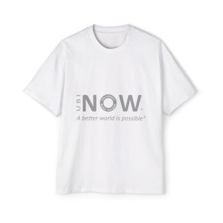 T-shirt Oversize UBI NOW - A Better World Is Possible - Cotone 100%