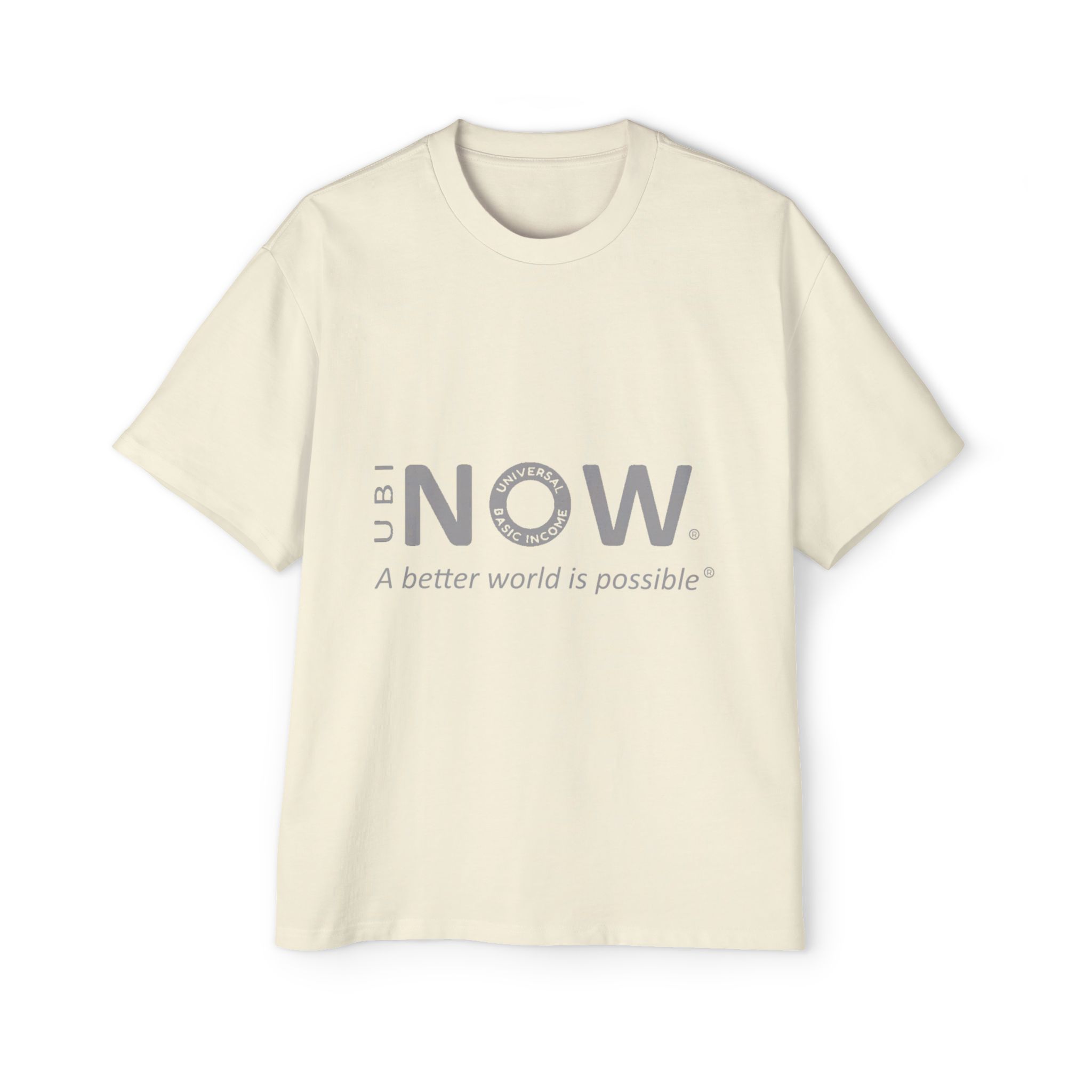 Maglietta NOW® — “Un mondo migliore è possibile” — Maglietta da uomo oversize - immagine 21