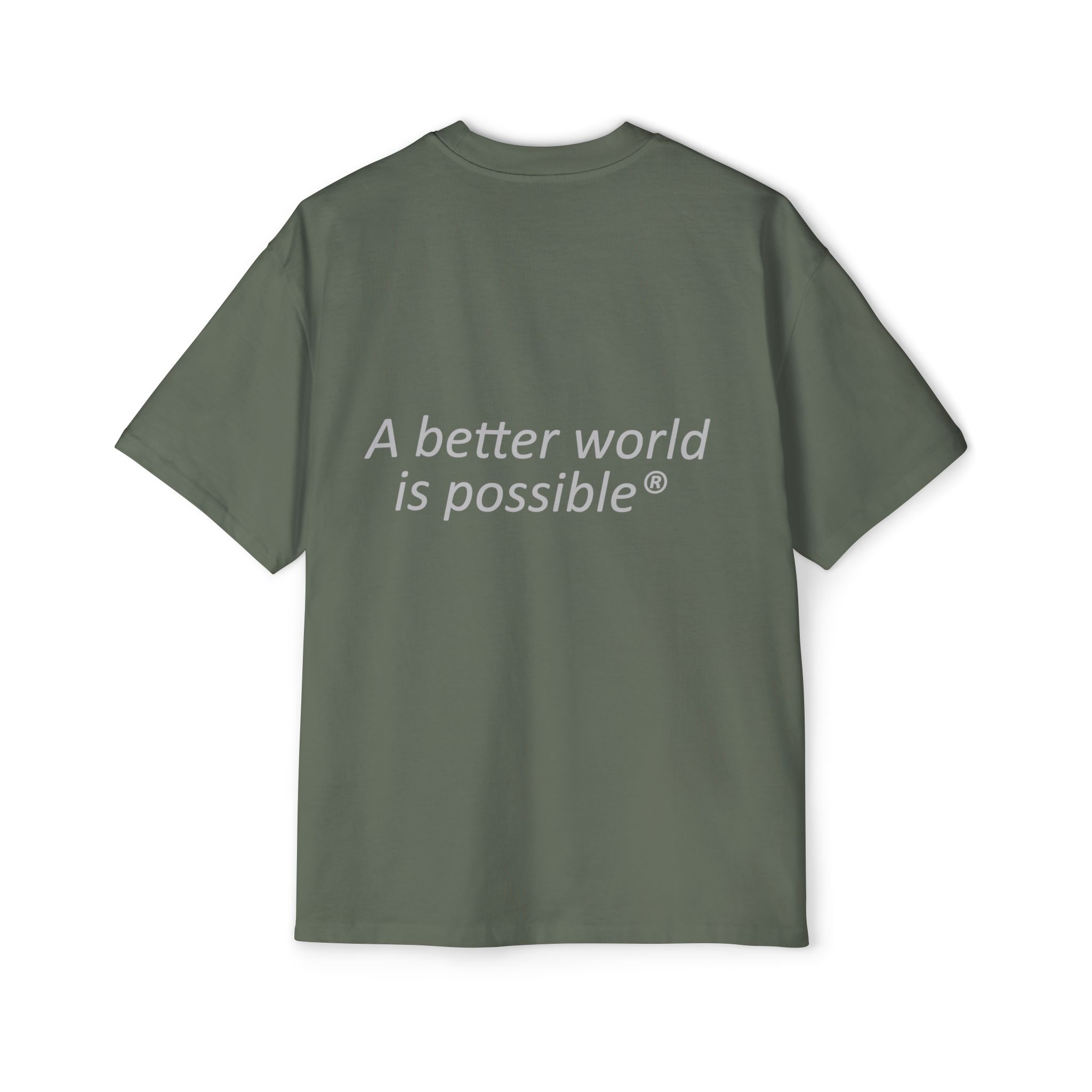 T-shirt Heavyweight UBI NOW antracite - Fronte